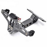 Universal Motorcycle Led Light Adjustable Multi-Angle Fender Eliminator License Plate Bracket Holder Tidy Tail Sport